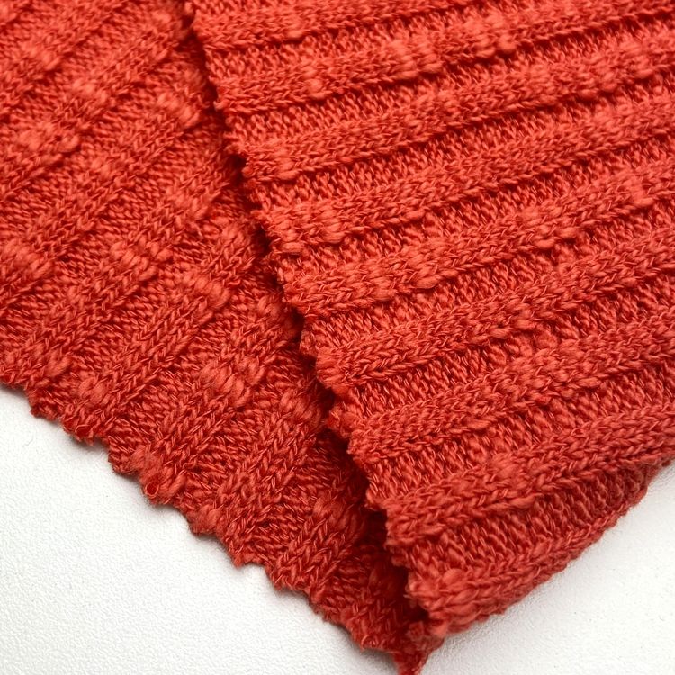 Wide rib knit cuff for chunky sweater styles