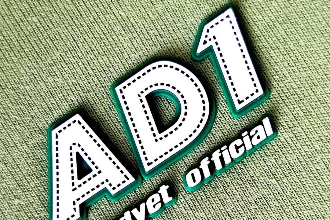 Screen print decoration on custom knitwear