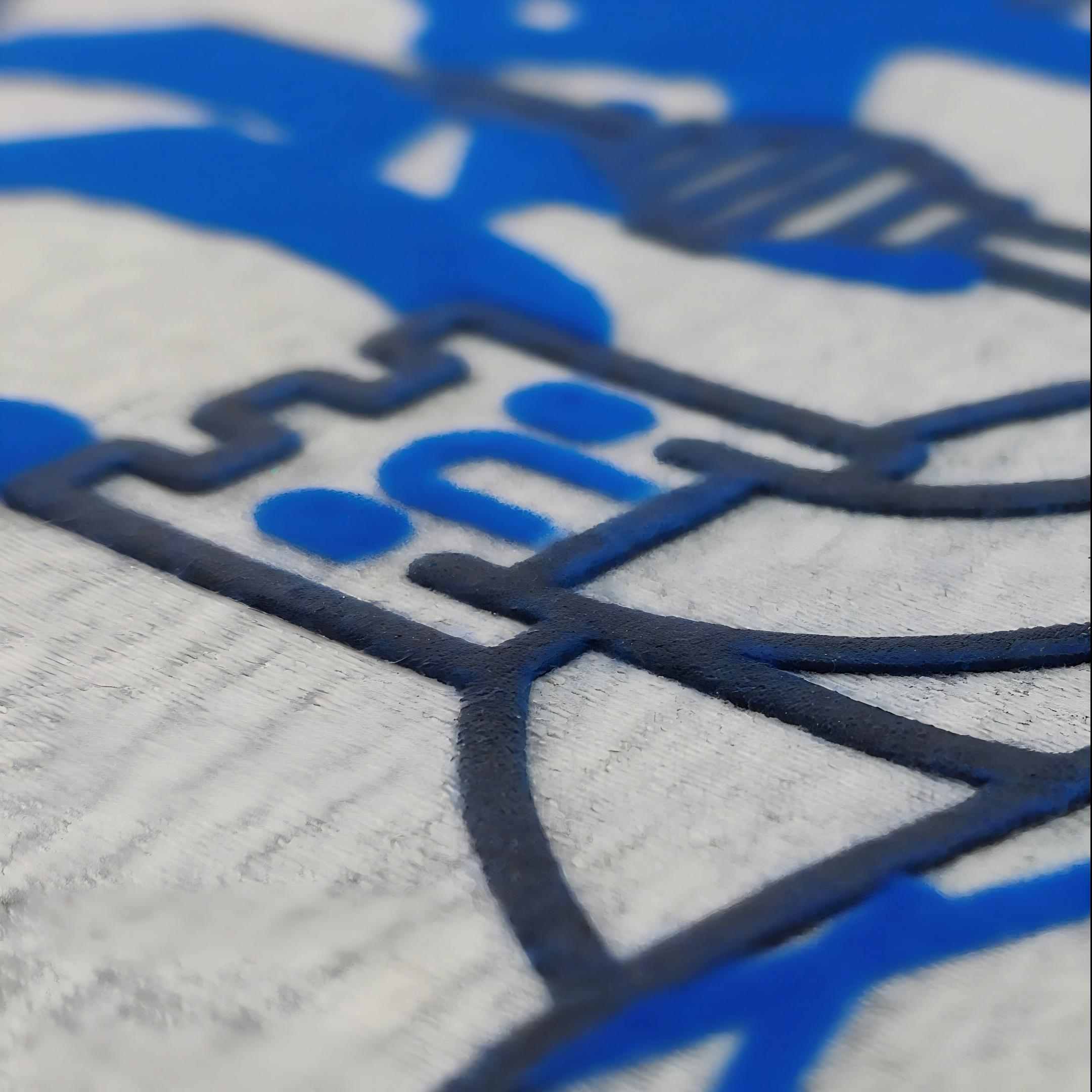 Flock screen printing technique for custom knitwear