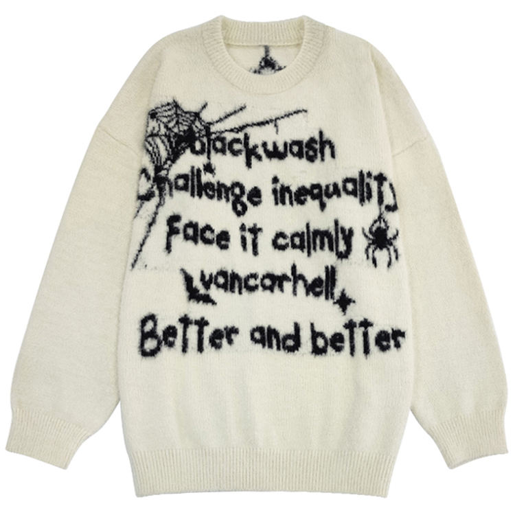 shaker-stitch pullover sweater