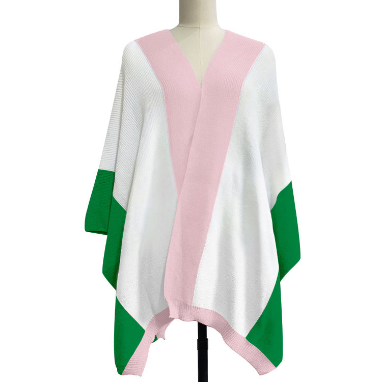 Custom knit shawl and sweater combination