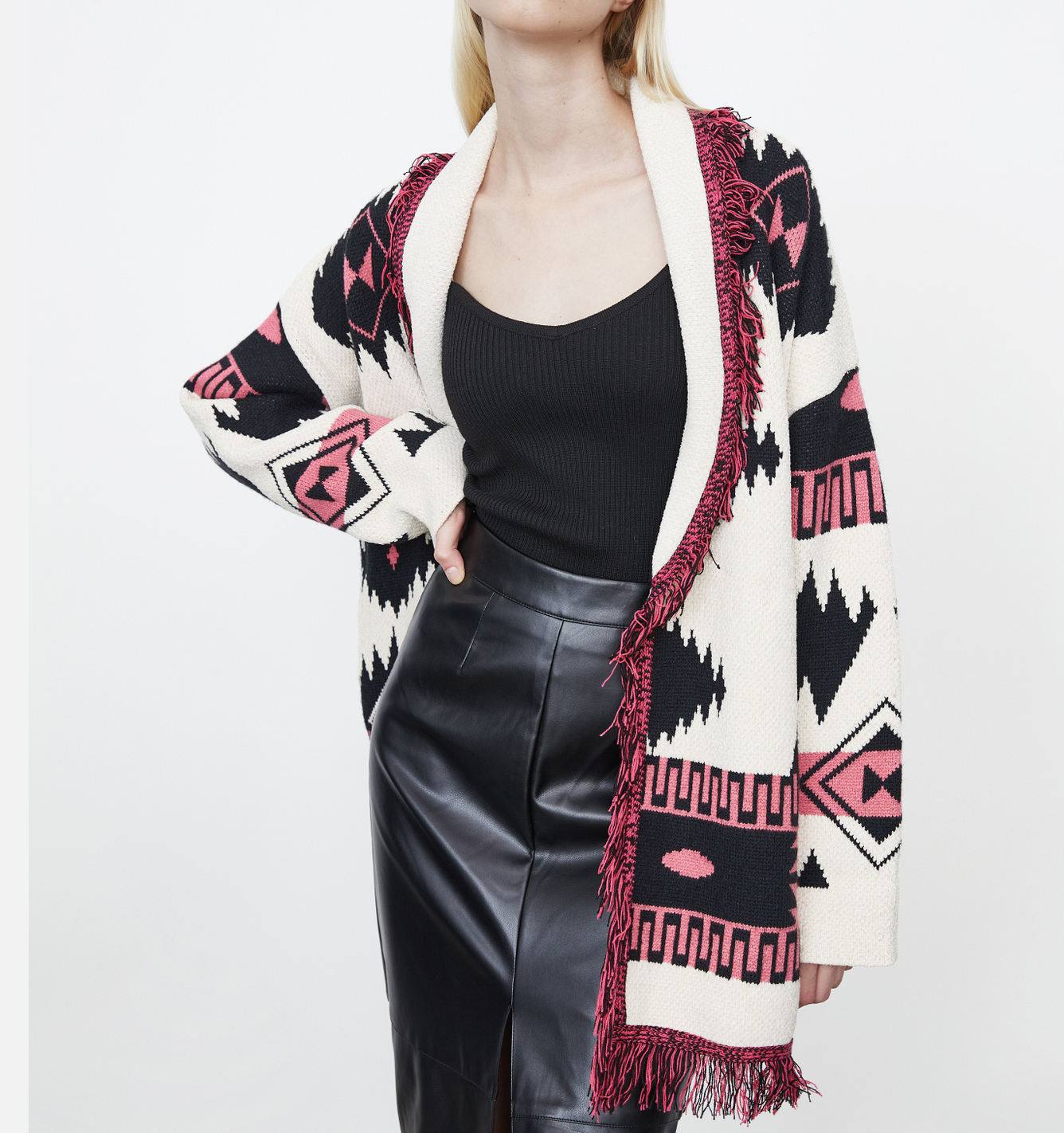 Custom shawl collar cashmere sweater design