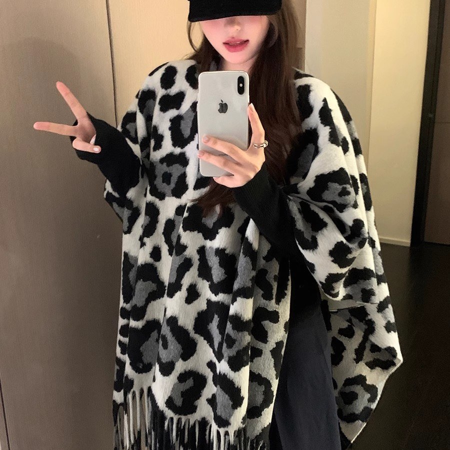 Custom knit shawl sweater for women