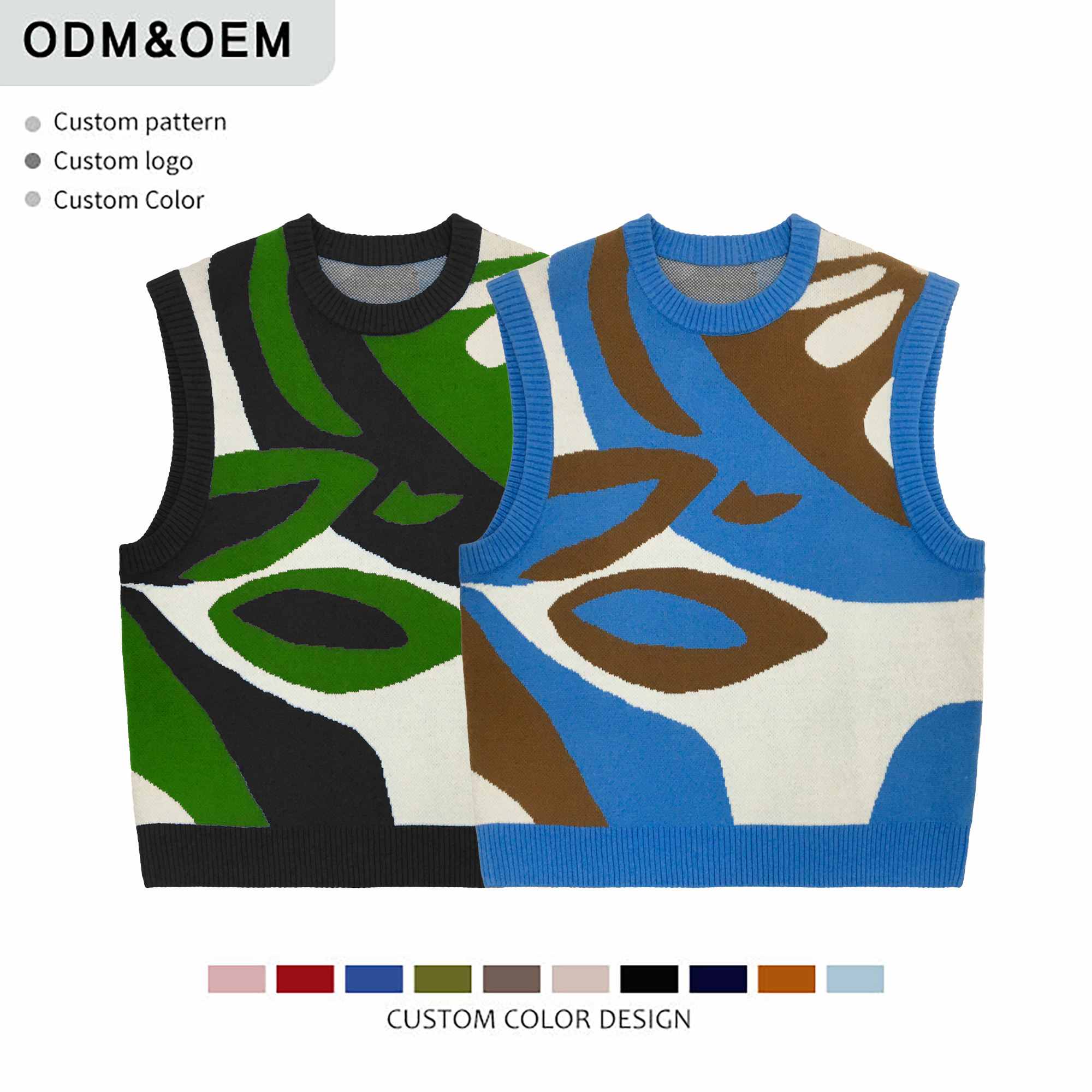 sleeveless mock neck sweater