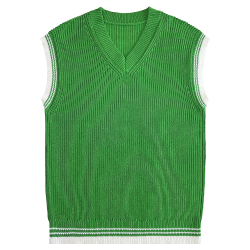sleeveless v neck sweater