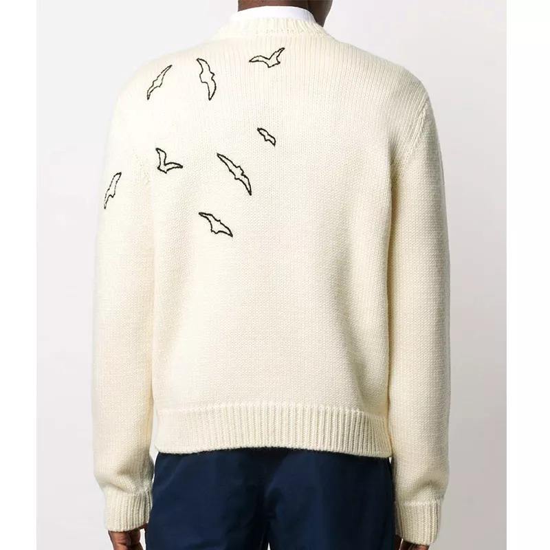 Soft cotton knitted sweater custom knitwear