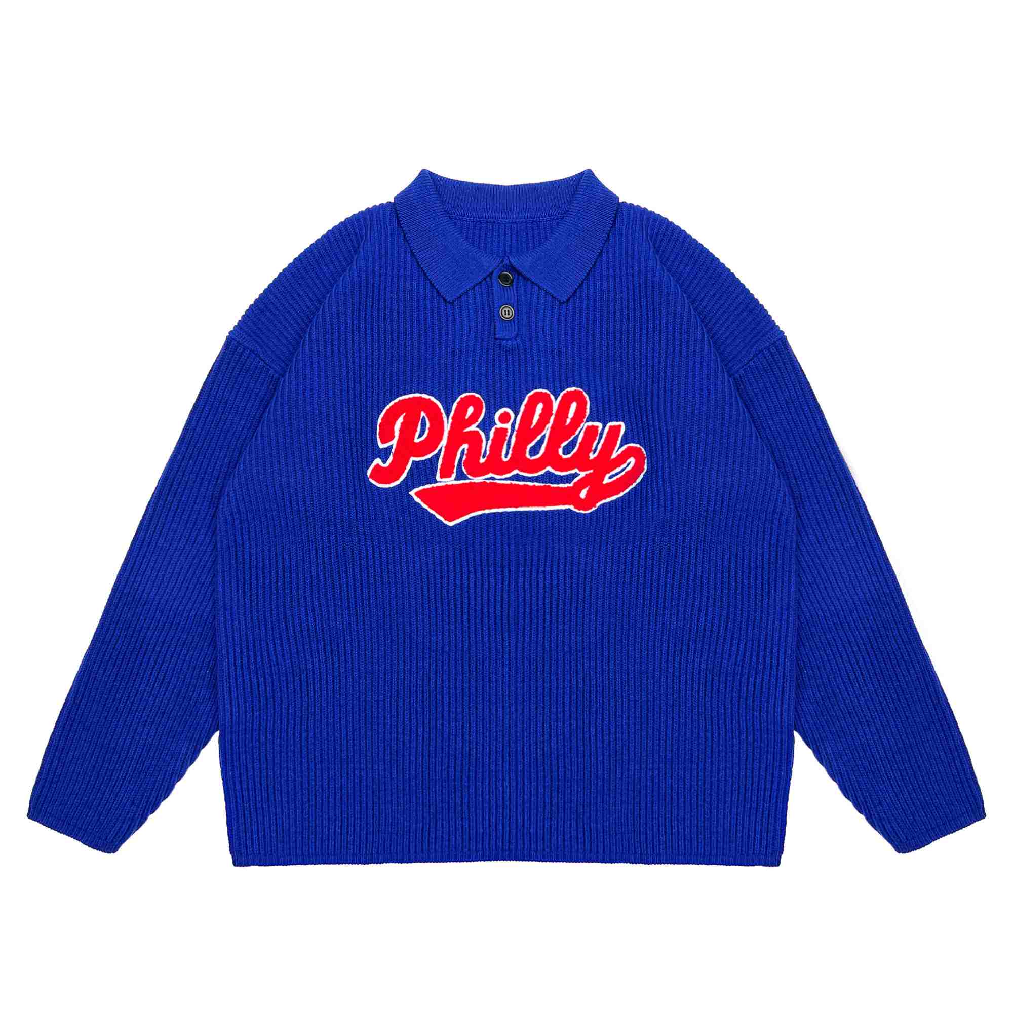 Sport sweater custom athletic knitwear