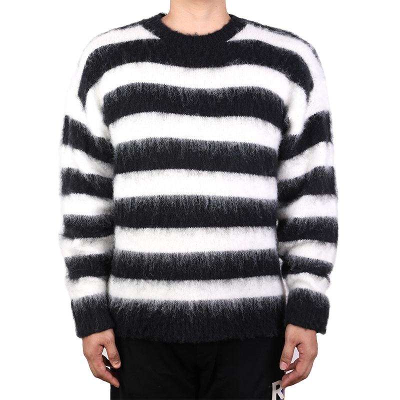 square colorblock pullover sweater