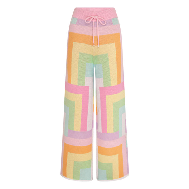 Stripe print sweatpants for fashion brands