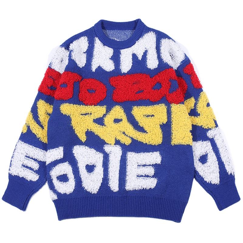 Jacquard pattern sweater knit design example