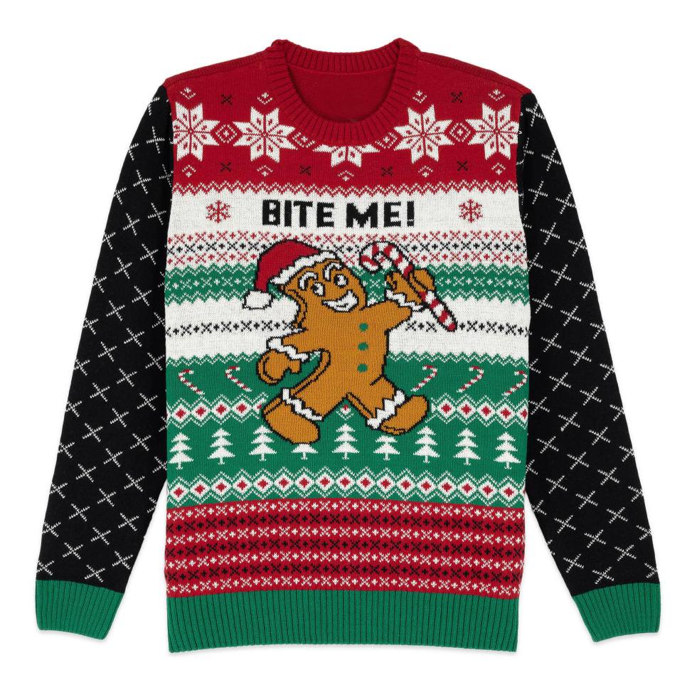 Ugly Christmas sweater festive holiday design