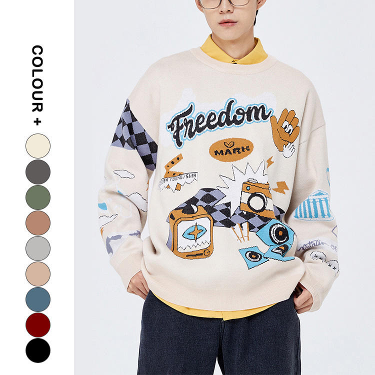 V-Neck Pullover Sweaters