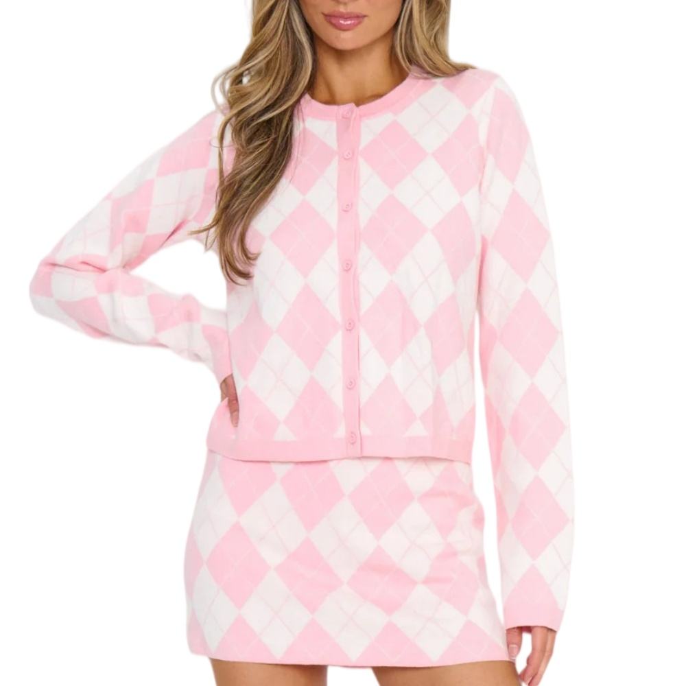 Women's knitted cardigan sweater custom knitwear