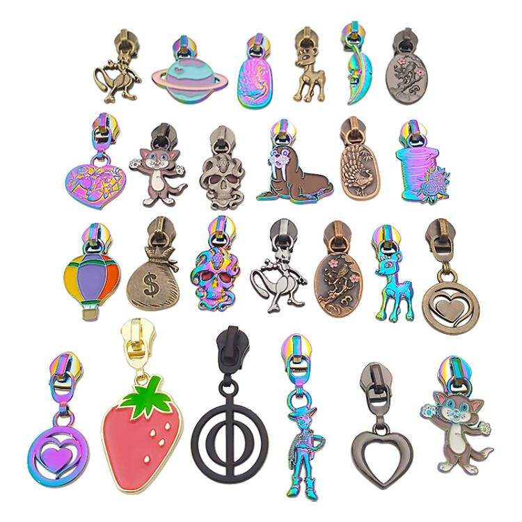 Zipper pulls for custom sweater manufacturing